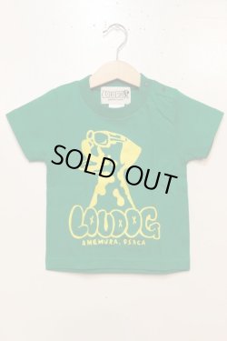 画像1: [LOU DOG] LOU DOG KIDS Tee(90cm / 100cm/110cm/120cm/130cm) -グリーン/イエロー-