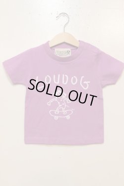 画像1: [LOU DOG] LOU DOG skate KIDS Tee(90cm/100cm/110cm/120cm/130cm) -ラベンダー-
