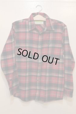 画像1: ☆SALE70%OFF[seedleSs] checky nel shirts -red base-  ※Ｍサイズのみ