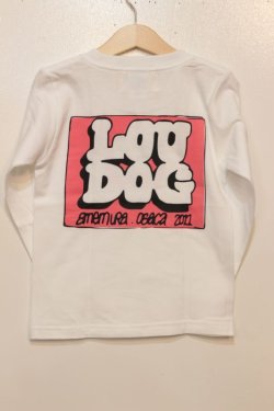 画像2: [LOU DOG] LOU DOG KIDS ロンT(110cm / 130cm / 150cm) -ホワイト/ピンク-