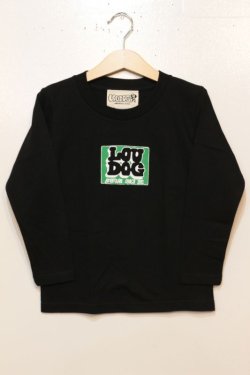 画像1: [LOU DOG] LOU DOG KIDS ロンT(110cm / 130cm / 150cm) -ブラック-