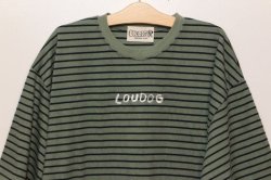 画像2: [LOU DOG] LOU DOG ボーダー2Tee -Green-