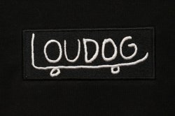 画像2: [LOU DOG] LOUDOGビッグロゴTシャツ -ブラック-