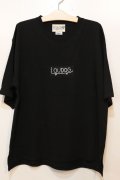 [LOU DOG] LOUDOGビッグロゴTシャツ -ブラック-