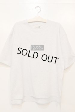 画像1: [LOU DOG] LOUDOGビッグロゴTシャツ -アッシュ-