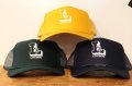 [LOU DOG]  L rogo Mesh CAP -D.Green/Navy/Gold-