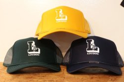 画像1: [LOU DOG]  L rogo Mesh CAP -D.Green/Navy/Gold-