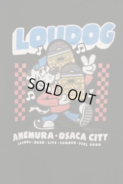 画像2: [LOU DOG] LOU DOG RECORDS Tee -Black- 