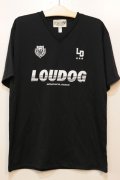 [LOU DOG] LOU DOG ドライサッカーT-black-