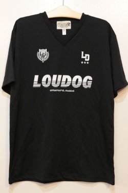 画像1: [LOU DOG] LOU DOG ドライサッカーT-black-