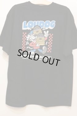 画像1: [LOU DOG] LOU DOG RECORDS Tee -Black- 
