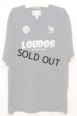画像1: [LOU DOG] LOU DOG ドライサッカーT -Navy-
