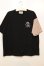 画像1: [LOU DOG] LOUDOGビッグロゴSKATETシャツ -Black/Smoky Pink- (1)