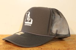 画像2: [LOU DOG] L rogo Mesh CAP  -Charcoal/Burgundy-