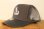 画像2: [LOU DOG] L rogo Mesh CAP  -Charcoal/Burgundy- (2)