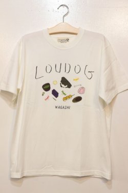 画像1: [LOU DOG] LOU DOG WAGASHI Tee -バニラホワイト- 