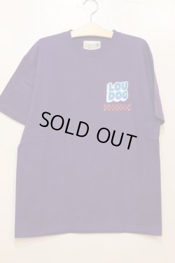 画像2: [LOU DOG] LOU DOG RECORDS Tee -Purple- 