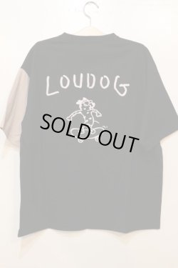 画像3: [LOU DOG] LOUDOGビッグロゴSKATETシャツ -Black/Smoky Pink-