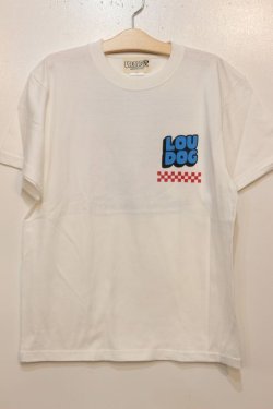 画像1: [LOU DOG] LOU DOG RECORDS Tee -White- 