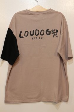 画像3: [LOU DOG] LOUDOGビッグロゴDOGTシャツ -Smoky Pink/Black-