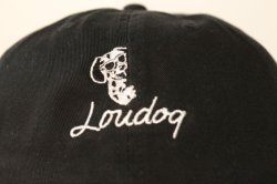 画像2: [LOUDOG] LOU DOGローキャップ -ブラック-