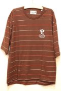 [LOU DOG] LOU DOG ボーダーTee -Brown- ※Lサイズのみ