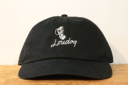 画像1: [LOUDOG] LOU DOGローキャップ -ブラック-
