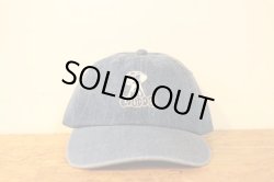 画像1: [LOUDOG] LOU DOG定番ロゴローキャップ　-デニム-