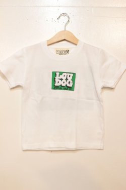 画像2: [LOU DOG] LOU DOG 四角ロゴ KIDS Tee(100cm/110cm/120cm/130cm/140cm/150cm) -ホワイト-