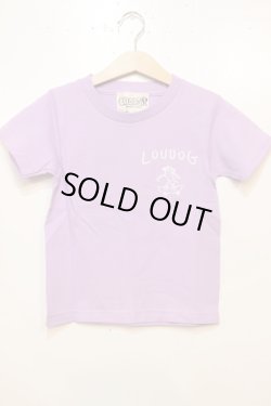 画像1: [LOU DOG] LOUDOG skate KIDS Tee -ライトパープル- ※サイズ:110cmのみ 