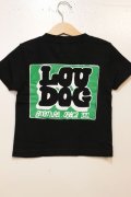 [LOU DOG] LOU DOG 四角ロゴ KIDS Tee(100cm/110cm/120cm/130cm/140cm/150cm) -ブラック-