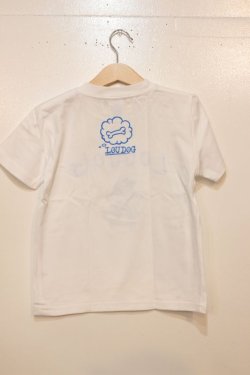 画像2: [LOU DOG] LOU DOG skate KIDS Tee(100cm/110cm/120cm/130cm) -ホワイト/ブルー-