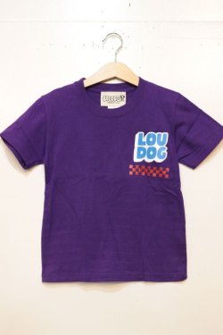 画像2: [LOU DOG] LOU DOG records KIDS Tee(100cm/110cm/120cm/130cm/140cm/150cm) -パープル-