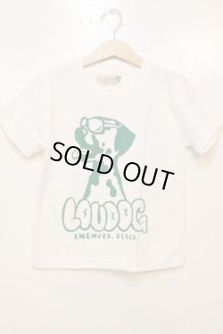 画像1: [LOU DOG] LOU DOG KIDS Tee(100cm/110cm/120cm/130cm)-バニラホワイト/グリーン-