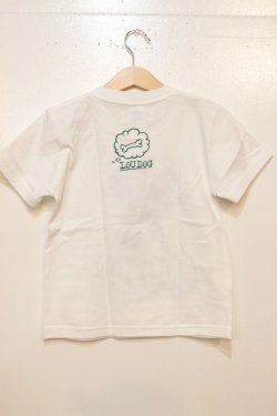 画像2: [LOU DOG] LOU DOG KIDS Tee(100cm/110cm/120cm/130cm)-バニラホワイト/グリーン-