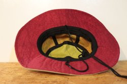 画像4: [LOU DOG] 撥水加工ADVENTURE HAT -Wine Red/Kahki-