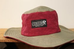 画像1: [LOU DOG] 撥水加工ADVENTURE HAT -Wine Red/Kahki-