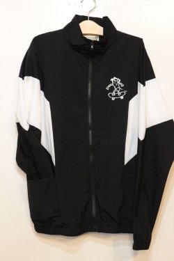 画像1: [LOU DOG] NYLON JAKET -Black/White- ※ワンサイズのみ