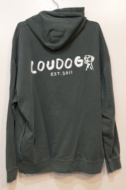 画像2: [LOU DOG] LOUDOG ダメージプルパーカ -フォレストグリーン- 