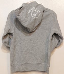 画像3: [LOU DOG] LOU DOG kidsジップパーカー -グレー-