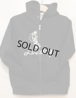 画像1: [LOU DOG] LOU DOG kidsジップパーカー -ネイビー-