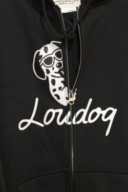 画像3: [LOU DOG] LOUDOGフルジップパーカ　-Black-