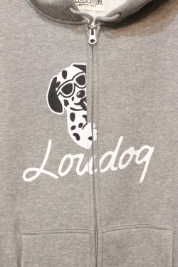 画像2: [LOU DOG] LOUDOGフルジップパーカ　-Gray-