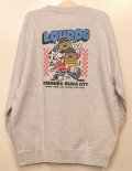 [LOU DOG] LOU DOG RECORDS スウェット -Ash-