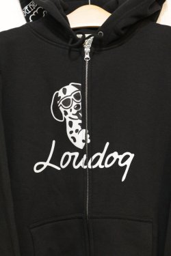 画像2: [LOU DOG] LOUDOGフルジップパーカ　-Black-