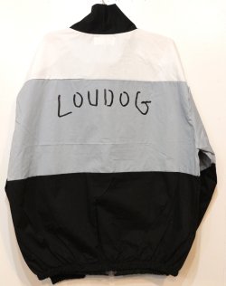 画像4: [LOU DOG] NYLON JAKET -Black/White/Blue- ※ワンサイズのみ