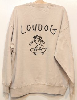 画像2: [LOU DOG] LOUDOG skateスウェット L/S -ダメージナチュラル-