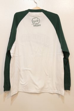 画像2:  [LOU DOG] LOUDOG ラグランロンT -White/Green-
