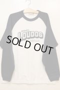  [LOU DOG] LOUDOG ラグランロンT -White/Navy-