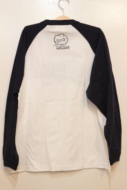 画像2:  [LOU DOG] LOUDOG ラグランロンT -White/Navy-